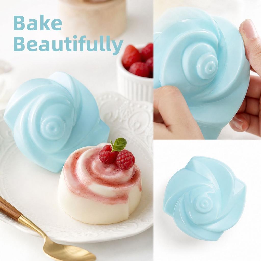 Heat Muffin Cups with Large Petal Design for Baking Cakes and Puddings