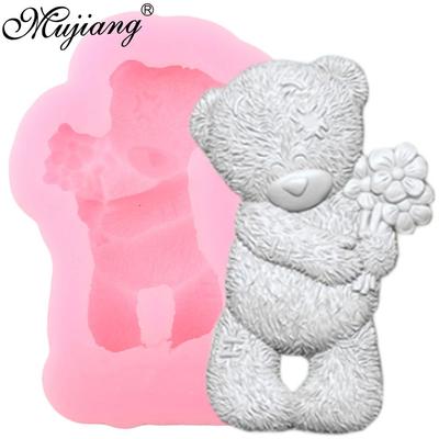Medvědí silikonová forma Formy na lemování dortů Pomůcky na zdobení dortů Forma na cukrovou hlínu Čokoláda Gumpaste