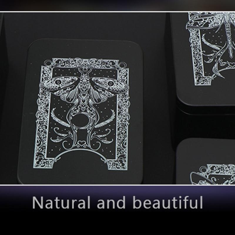 Boîte Tarot Rectangle Rangement Cartes à Jouer Boîte Rangement Bijoux Boîte d'Emballage