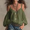 Women Sleeveless V Neck Tank Top Loose Fit Casual Summer Blouse Lightweight Soft Fabric Stylish Design