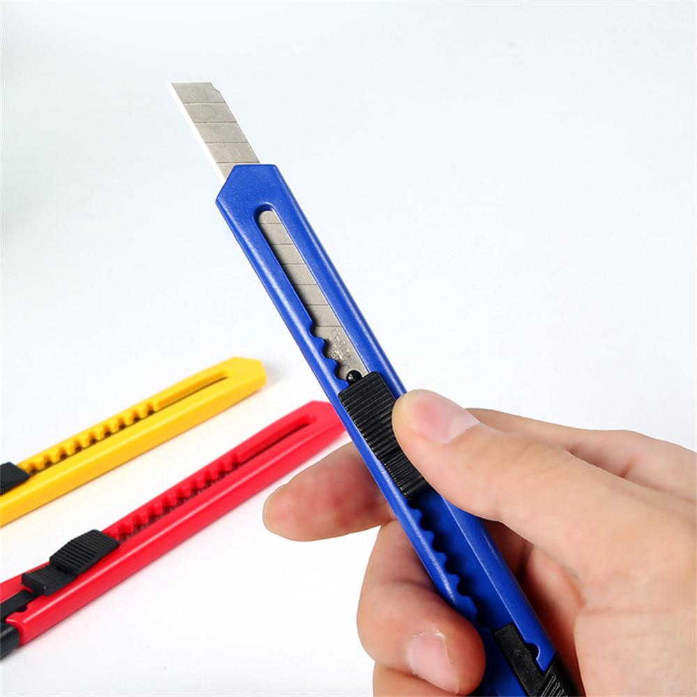 Professional Portable Art Craft Box Opener Cutters Retractable Utility Knife Office Carbon Steel Cutting Supplies Stationery