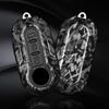 New Abs Carbon Fiber Car Key Cover Case Shell For Fiat 500 Ducato Panda 500L Punto Lancia Musa For Citroen Keychain Accessories