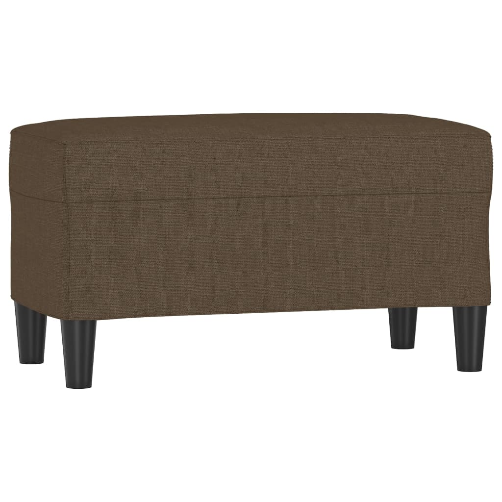 Brown Bench 70 X 35 X 41 Cm Fabric