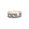 Adjustable Open Ring Men Women Geometric Ice Floe Design Vintage Copper Statement Jewelry