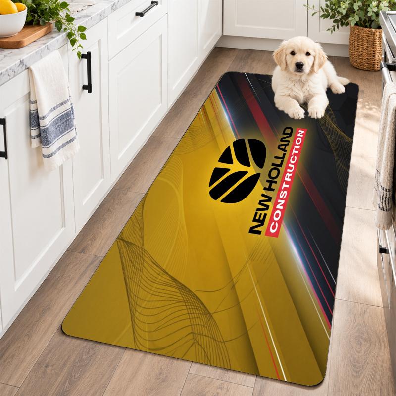Flannel Kitchen Mat New Holland Soft Area Rug Non Slip Floor Carpet Home Decoration