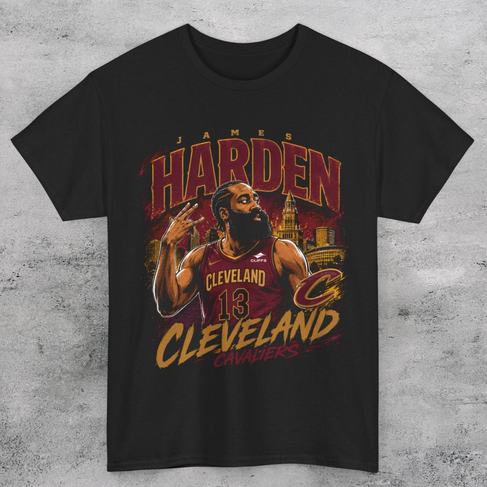 James Harden Cleveland Cavaliers Retro Graphic Tee Unisex Shirt 4XL
