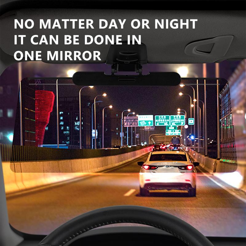 SEAMETAL Car Sun Visor Blocker Polarized Anti-Dazzle Anti-UV Rotatable Adjustable Sunshade Plate Clear Vision