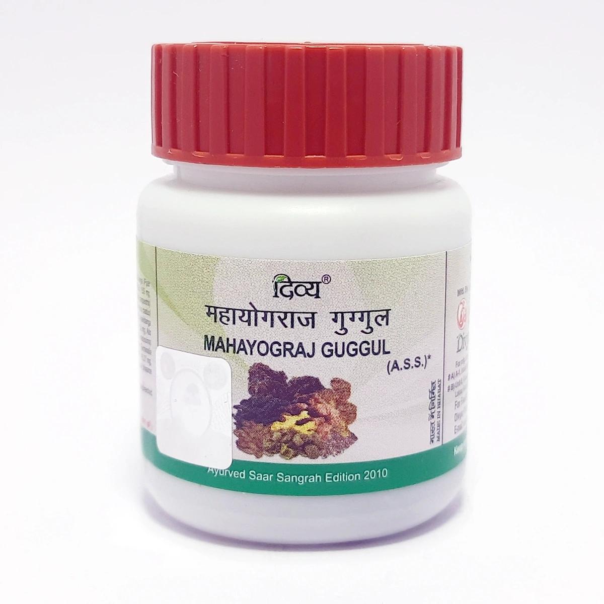 

Patanjali Divya Mahayograj Guggul 60 N, With Sounth, Choti Pippal, Chavya, Piplamool, | 20gm