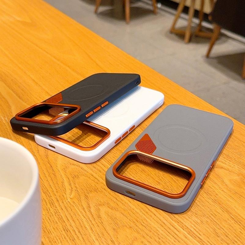 Orange Vent Magnetic Suction Ring Lens Heightening Protective Case For Poco F8 Ultra F8 Pro POCO F7 ultra f7 pro Protect Cover