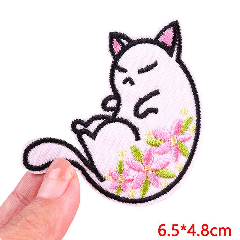 NEW Cartoon Animal Embroidered Patches Goose Frog Cat Patch Iron On Patches For Clothing Hats Jackets Backpack Embroidery Badges