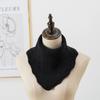 Casual Detachable Knitting False Collar Neck warmer Windproof Knitted Turtleneck Head Neck Warm Cover Women