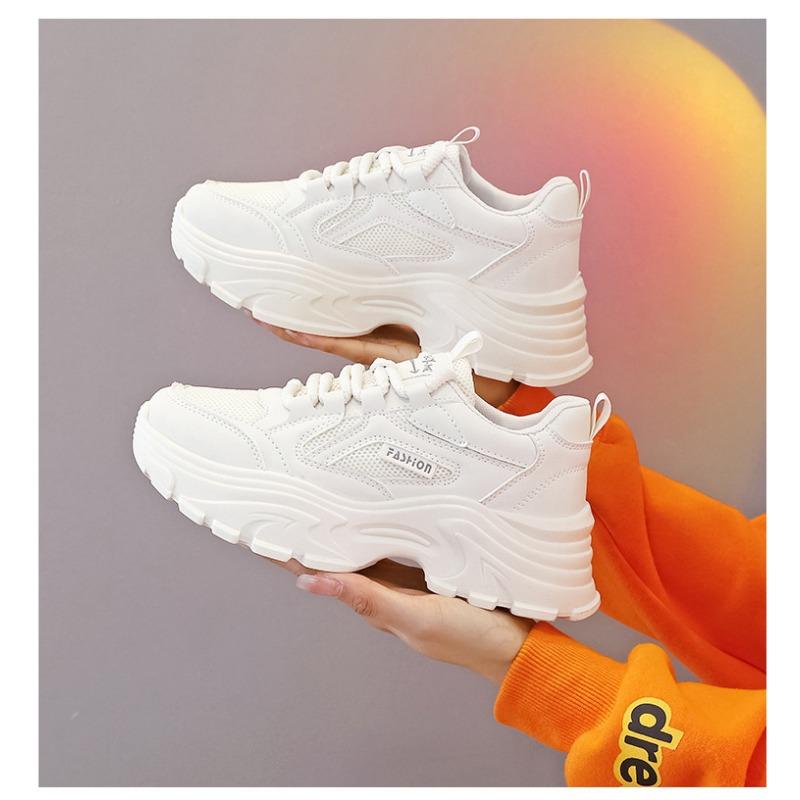 Women Thick Sole Mesh Breathable Casual Sports Dad Sneakers