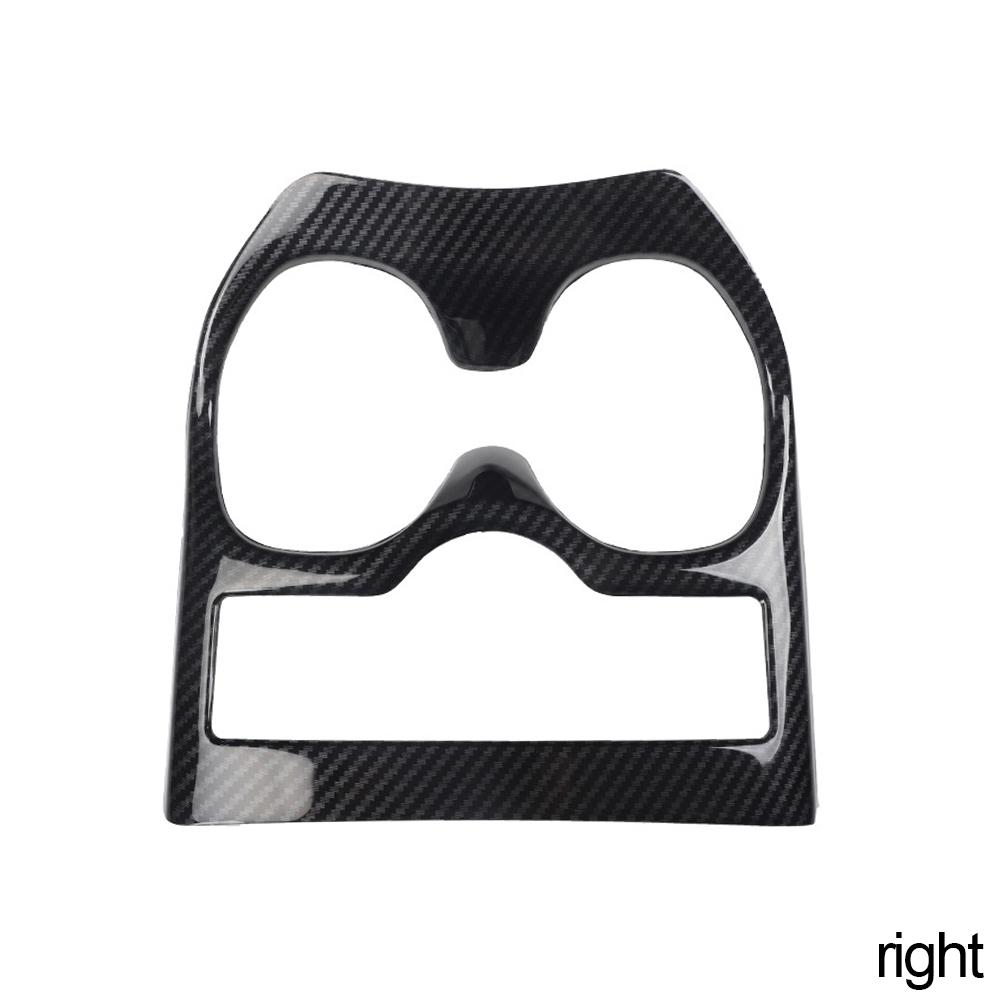 

Крышка держателя стакана для воды в автомобиле, рамка, панель, отделка из АБС-углеродного волокна для NISSAN X-Trail T32 Rogue 2014-2019, автомобильные аксессуары для интерьера