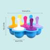 7 Holes Diy Ice Cream Pops Silicone Mold Ice Cream Ball Maker Popsicles Molds Baby Fruit Shake Home Kitchen Accessories Tool
