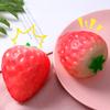 Anxiety Relief Strawberry Squeeze Toy Simulated Tomato Triangle Cheese Orange Egg Fruit Fidget Toy Anti-stress Sensory Stress Ball