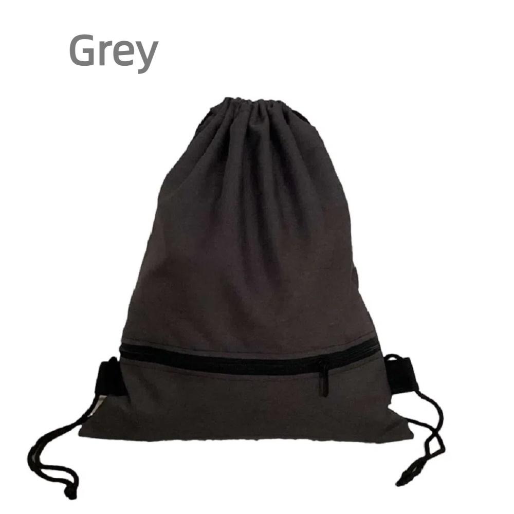 

Стильный рюкзак на шнурке — легкий и водонепроницаемый рюкзак для мужчин и женщин Not Waterproof Fabric серый