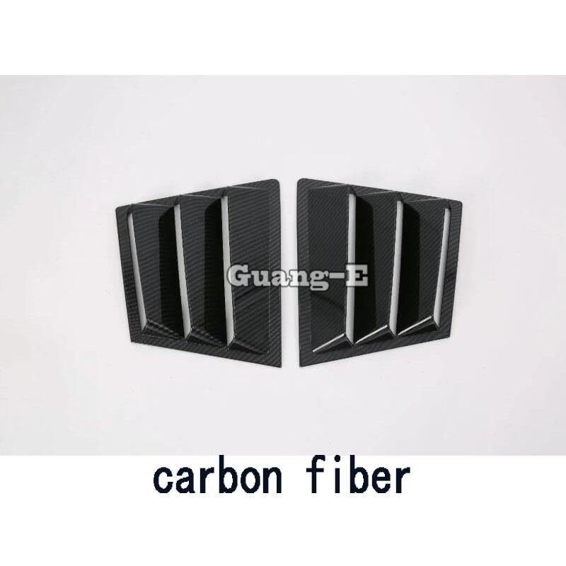 For Mazda6 Mazda 6 Atenza 2014 2015 2016 2017 2018  Sticker Cover Rear Spoiler Side Triangle Wing Window Bezel Trim Frame