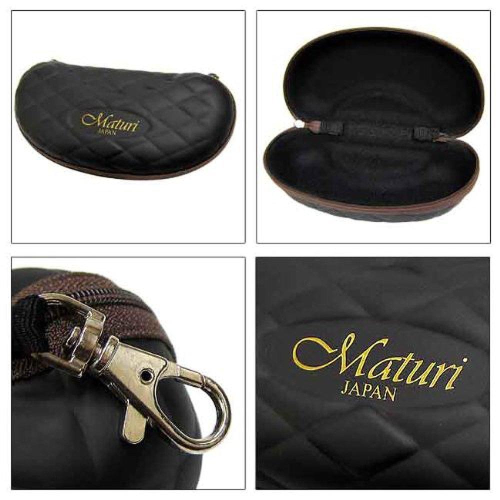 Maturi Lightweight Sunglasses Original Eyeglass Case with Hook Case,