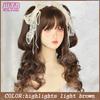 Double Ponytail Synthetic Wig For Women Lolita Clip-on Style Double Ponytail Wig Suitable For Role Playing Christmas Halloween