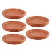 5Pcs Flowerpot Tray Plant Pots Tray with Drainage Saucer for Garden Home Decor Lightweight Floor Protector Planter Plate