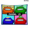 Among Us Custom Name Wall Tapestry Aesthetic Wall Hanging Printed Fabric Blanket Decorative Tapestries for Bedroom Living Room Home Decor