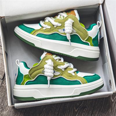 Men Fashion Running Shoes Street Hiphop Skateboard Shoes Chunky Comfy Soft Casual Sneakers Men Tenis Masculino Footwear Male