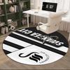 Swansea City Afc Crest Round Rug for Livingroom,Bedroom, Palyroom, Chair Rug, Area Rug, Circle Carpet, Large Size Fan Christmas Gift