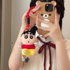 Crayon Shinchan Honey Penguin Dinosaur Turtle Shaped Keychain Plush Toy For Backpack Decoration Gifts