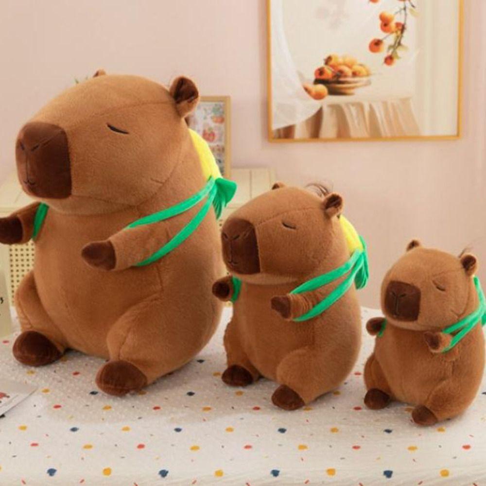 Simulation Corn Capybara Plush Toy Fluffy Capybara Fluffty Doll Kids Birthday Gifts