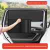 Magnetic Car Window Sunshade Curtain - Black Cloth for Summer Sun Protection