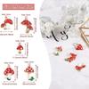 20pcs 20pcs Enamel 5 Shapes Red Mushroom DIY Mushroom Pendant Charms  Women