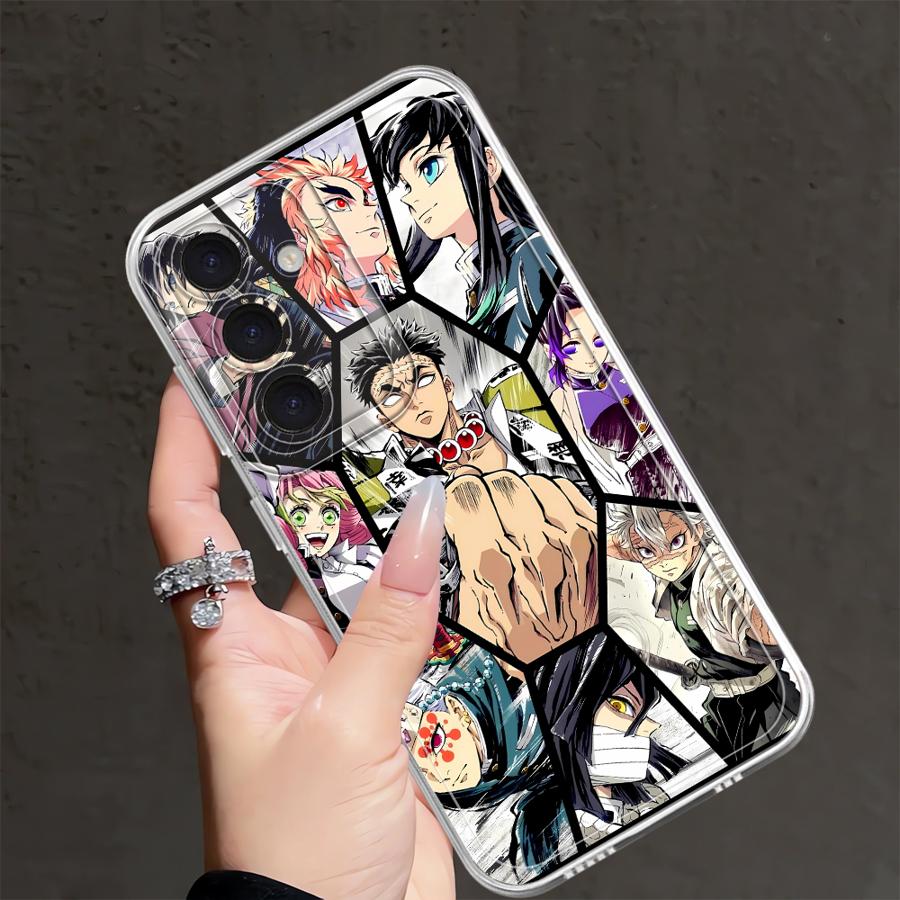 Phone Cover Case for Samsung Galaxy A57 A25 A51 A52 A17 A34 A35 A14 A16 A52 A56 A36 A37 A26 A24 A54 A15 A55 D-Demon S-Slayer