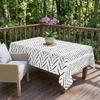 Modern Black Line Minimalist Rectangle Tablecloth for Table Decor Reusable Farmhouse Kitchen Dining Tablecloth Party Decor