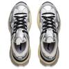 Li Ning Starry Y2K Retro Fashion Versatile Thick Sole Comfortable Soft Resilient Low Top Dad Shoes Men sneakers Silver Black AGCU339-2