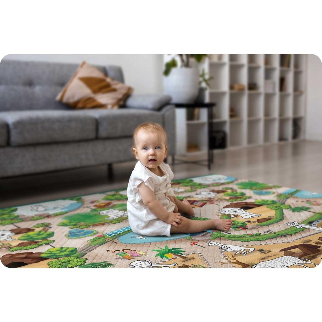 Mata Piankowa Do Kolorowania Zwijana 200 X 120 X 0,3 Cm Ricokids Rk-343