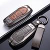 Alloy Key Cover Case For Ford Fusion Mondeo Mustang F-150 Explorer Edge 2015 2016 2017 2018 Car Styling Key Protection Keychain