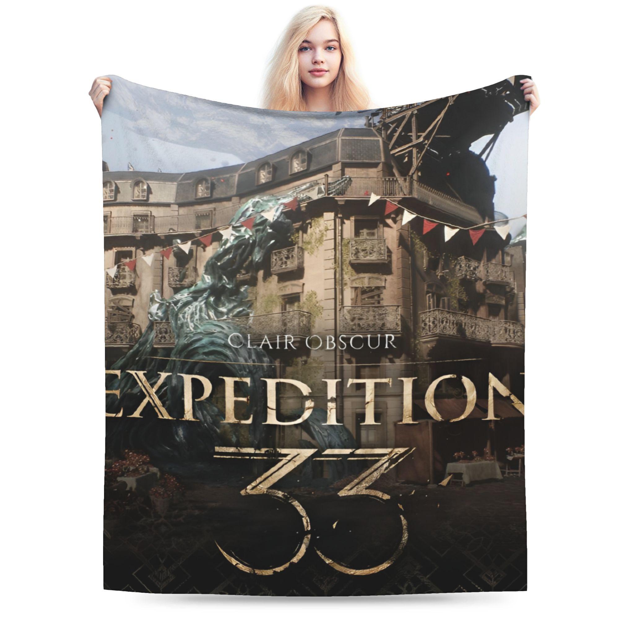 

Clair Obscur Expedition 33 Gamer Vintage 90s Stuff Blankets Super Soft Velvet Throw Blanket Cozy Rug Piece 75cmx90cm