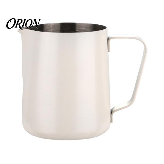 Coffee Drink Decoration Pitcher Stainless Steel Milk Frothing Pitcher, Professional Latte Art Cup with Durable 304 Measurement Scale, Dripless