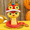 Toys Plush Snake Lion Dance Hat Cartoon Animals Fill Doll Mascot Christmas Gift