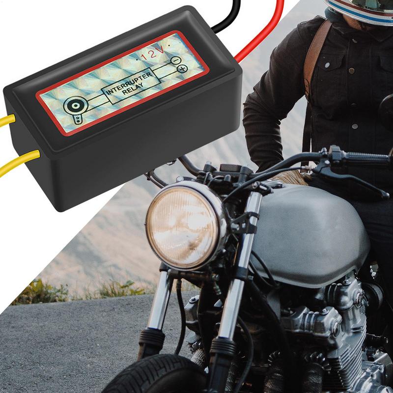 Horn Relay 12 Volt Horn Relay Kit For Motorcycle LED Turn Signal Relay Flasher Relay Horn Splitter Converter Motorcycle
