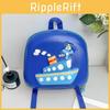 Stylish Macaron Color Kids Backpack With 3d Sailboat Design Perfect For School