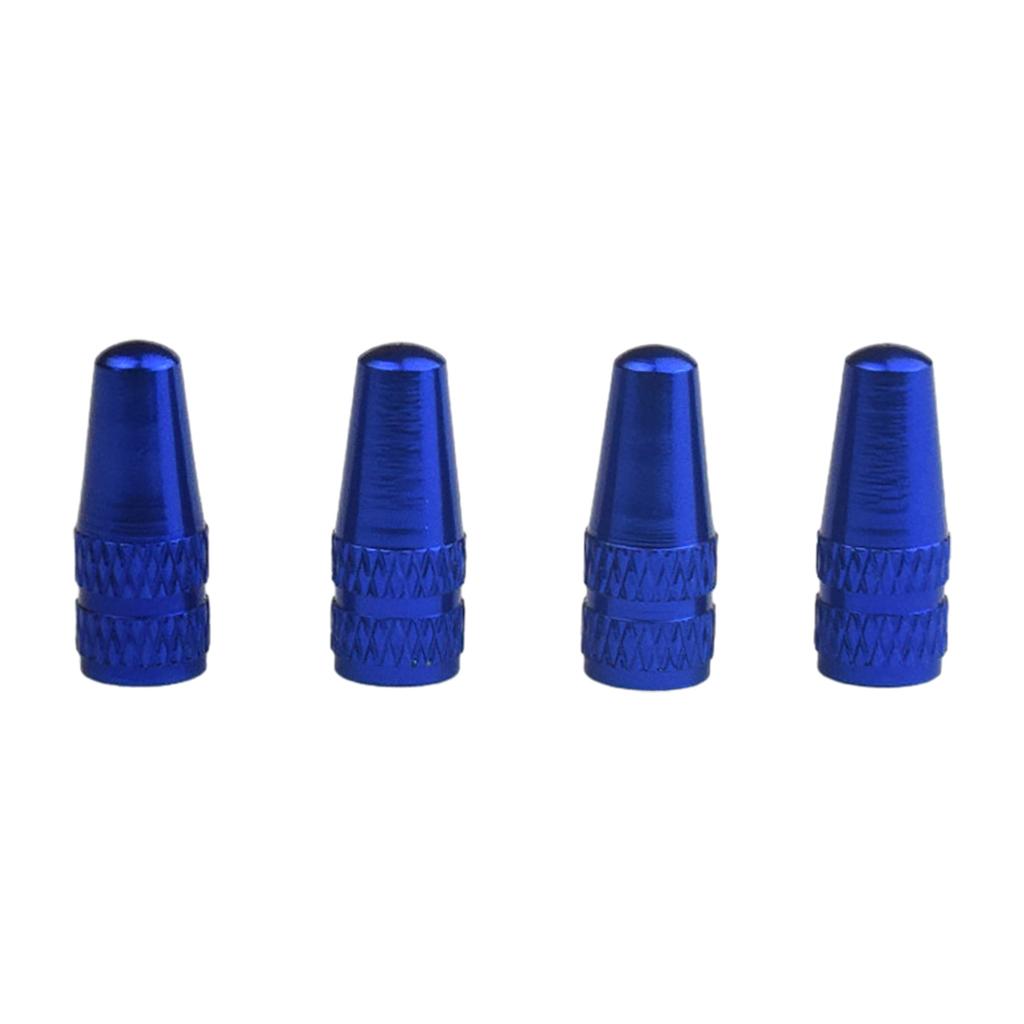 4Pcs Bike Tire Valves Stem Caps Aluminium Alloy Tire Valves Stem Covers Universal Bike Tire Caps Bike Accessories