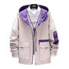 Work Jacket Men's Spring and Autumn Hooded Thin Jacket Trendy Student Summer Casual Men's Top