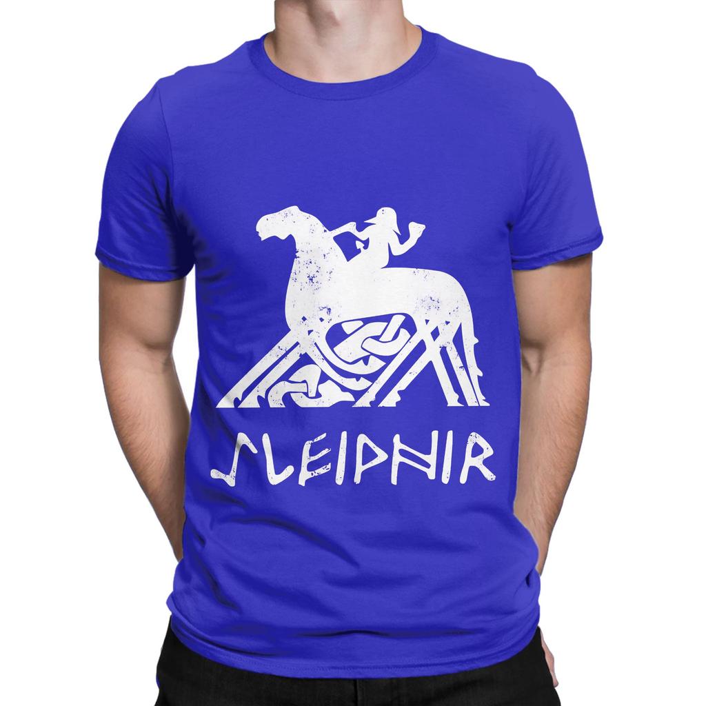 Sleipnir White Funny Graphic 100 Cotton TShirt Sleipnir Tops Tees For Unisex