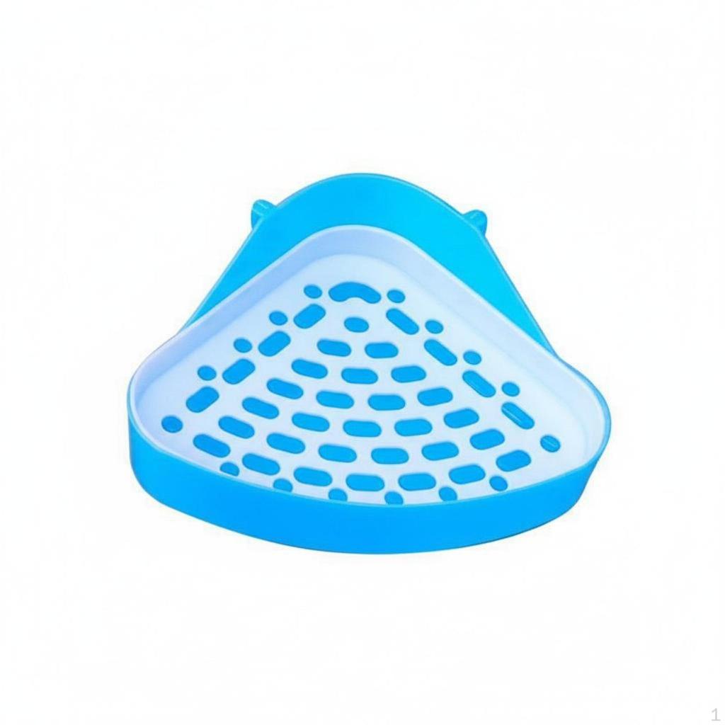 Small Pet Toilet AntiTip Guinea Pig Corner Spill Resistant Design Box S