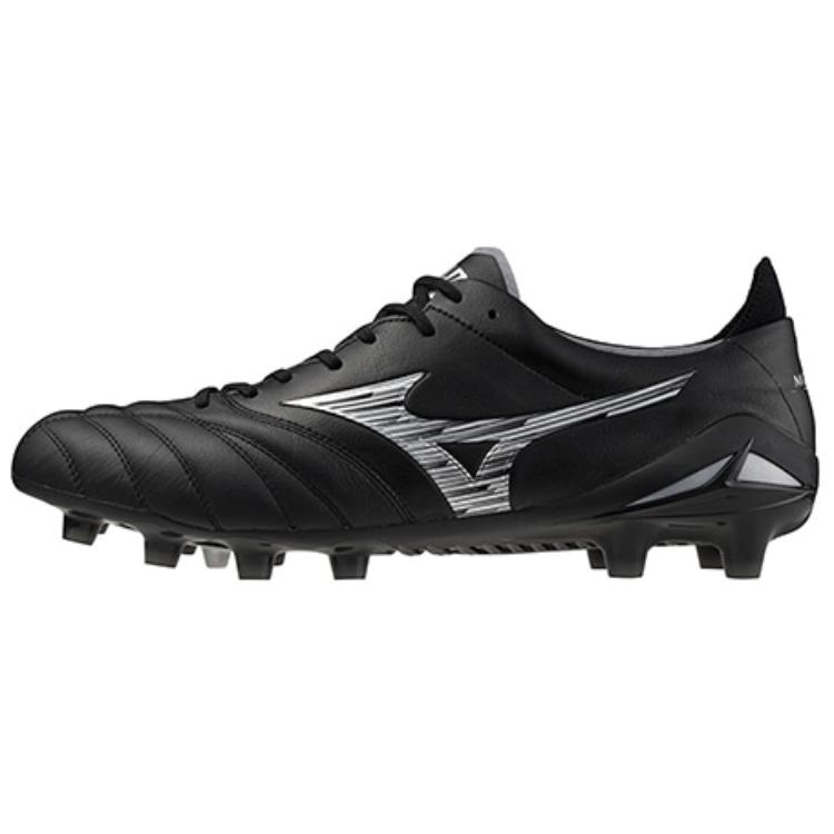 Mizuno Comfortable Fashion FG (Rubber Long Stud) Non-Slip Soccer Shoes Men Soccer Shoes Black P1GA243003