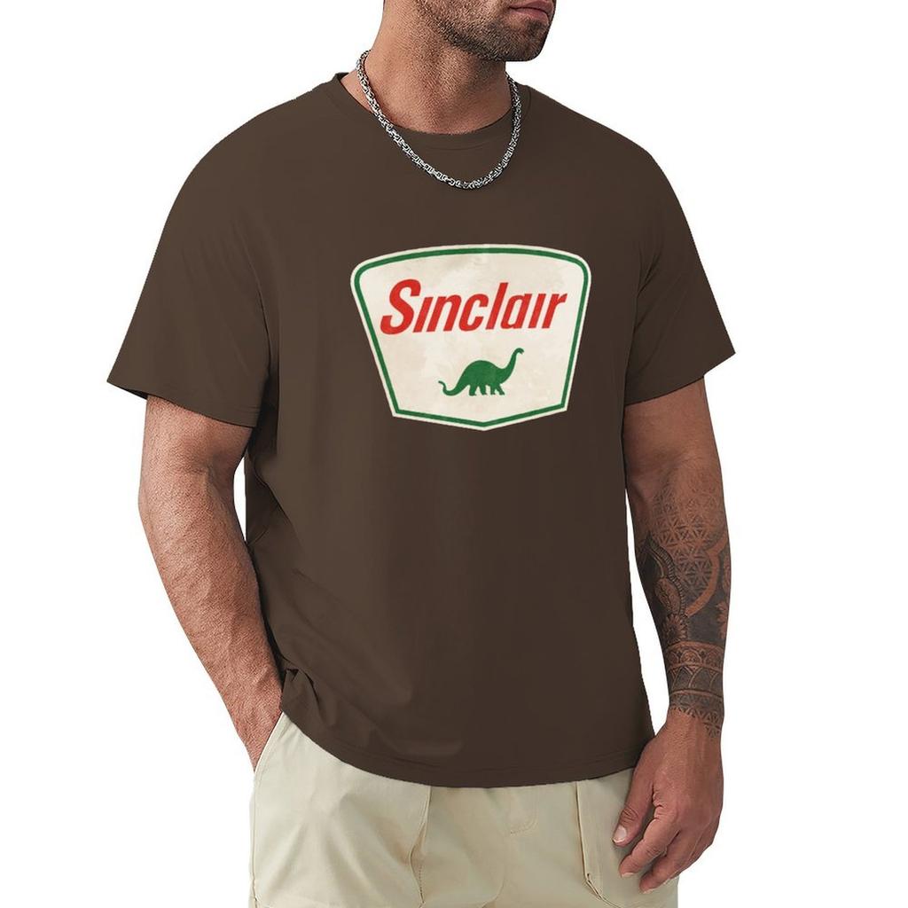 Sinclair Oil Vintage Logo T-Shirt Graphic Shirts Plus Size Tops Essential T Shirt Anime T Shirts Men's T-shirts