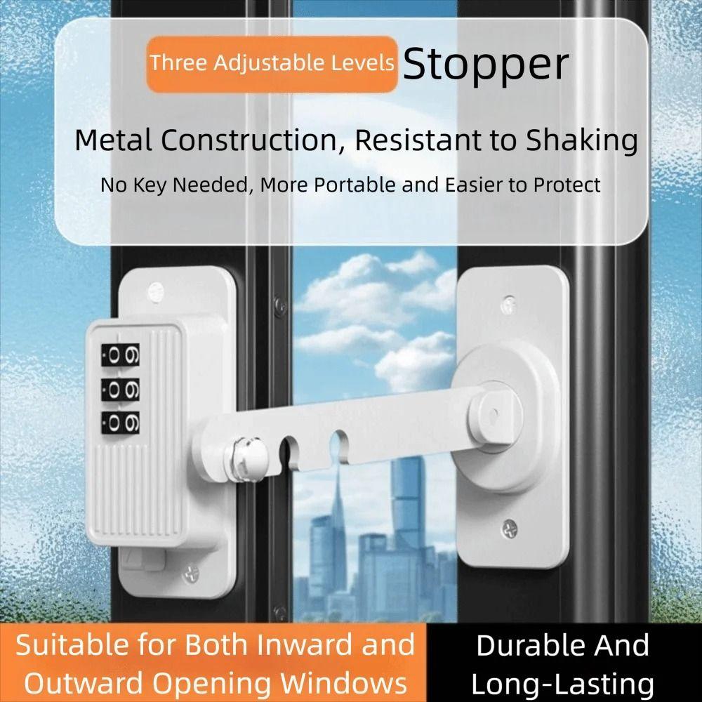 Self-adhesive Digital Password Lock Strong Fixation Coded Lock System  Window Security