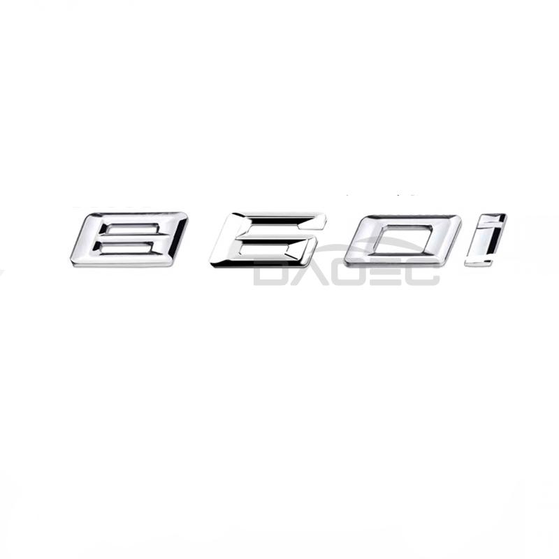 

Car 3D Trunk ABS Chrome Letters Logos Badge Emblem Decals Styling Sticker For BMW 8 Series 840d 840i 850i 860i E31 G14 G15 G16