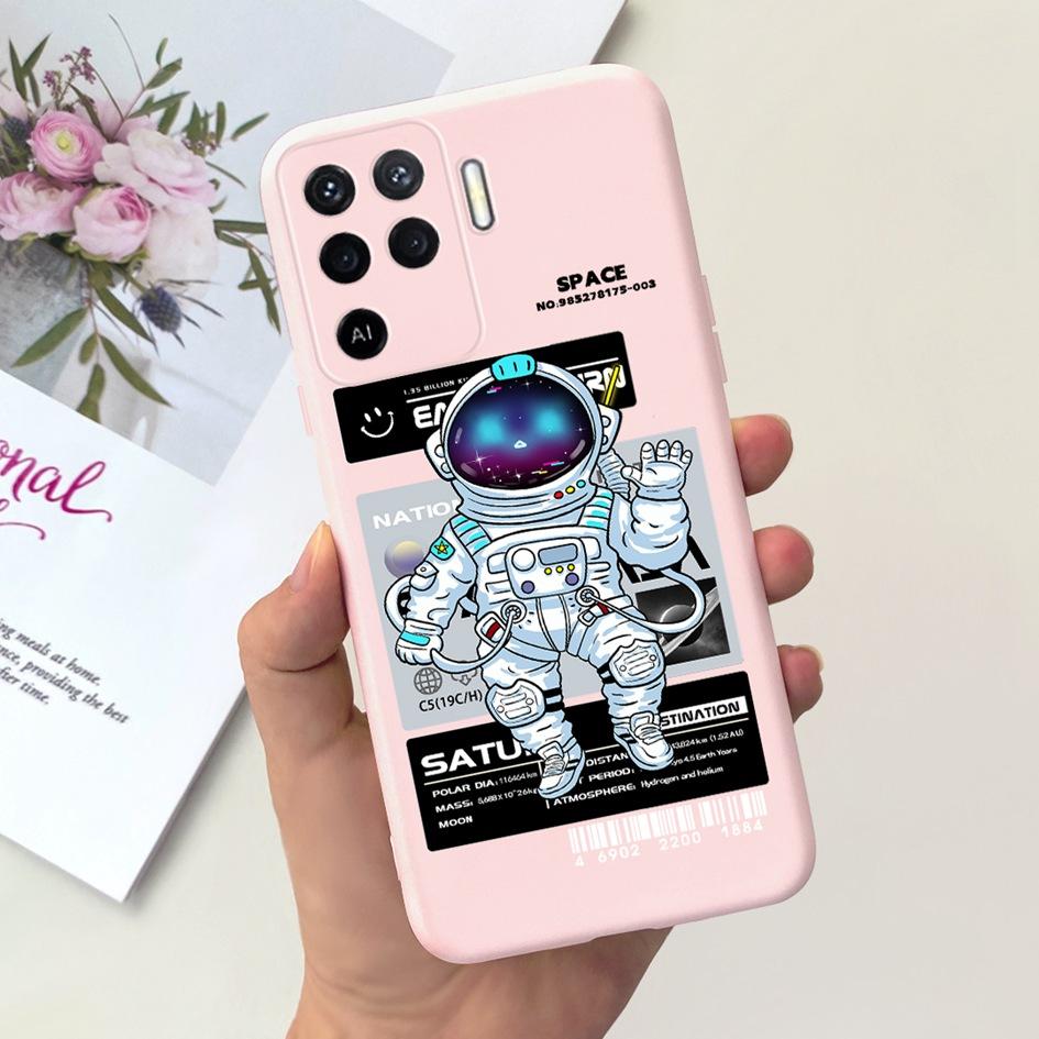For OPPO Reno 5 5G Reno5 Pro Case CPH2201 Cute Painted Soft Silicone Covers Phone Cases For OPPO Reno 5 Pro Reno5 Lite 5Z Fundas